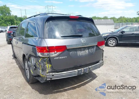 2014 Honda Odyssey Ex-L from USA, damaged, VIN 5FNRL5H69EB022107